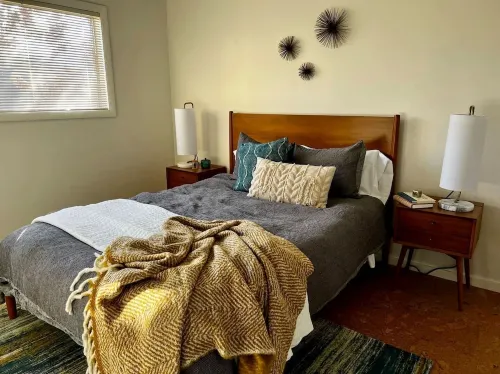 Downtown Mid-Century Modern Condo with Retro Vibes