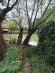 Pretty little house on the river Aron