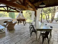 Mas Familial Face au Pic Saint Loup Avec Piscine Chauffée et Jacuzzi Extérieur