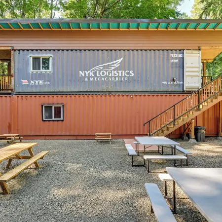 Unique Container Studio w/ Deck & Fire Pit!