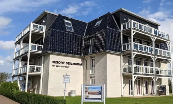 Apartment "Moin im Deichgraf" on the Wremer beach and cutter harbor