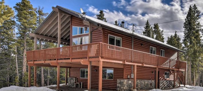 24-0107 16-Acre Fairplay Cabin w/ Mountain Views! Hotele w: Park County