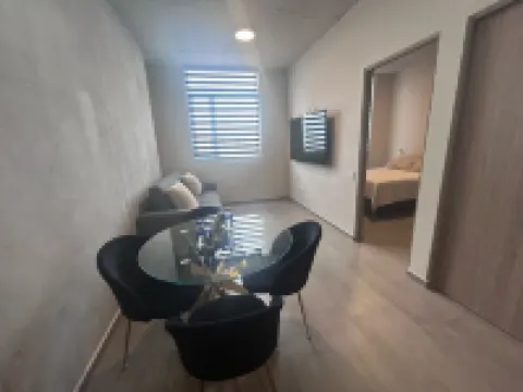 Modern apartment near Fundidora and downtown Monterrey.