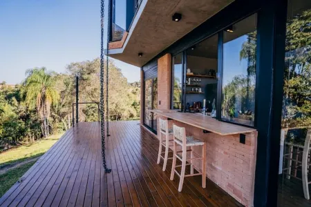 Casa Floresta / Refuge with incredible views near São Paulo