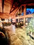 Mountain Retreat with Stunning views, 7 Priv Acres, Sauna, Hot Tub, and Gameroom
