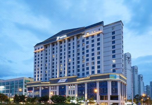 세종시티 오송호텔의 식당 전경