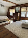 LOG  CABIN IN ZEN FOREST
