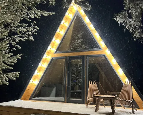 A-Frame Otnurok Chalet ベロレツキーのホテル