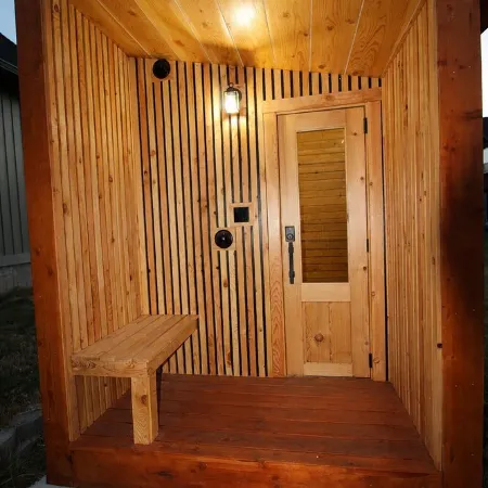 Private Sauna , Firepit,  BBQ,  Bear Lake Views