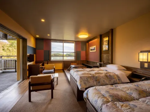 Ashino Onsen Hotel - Mountain view