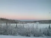 Alaskan home with views of Denali.