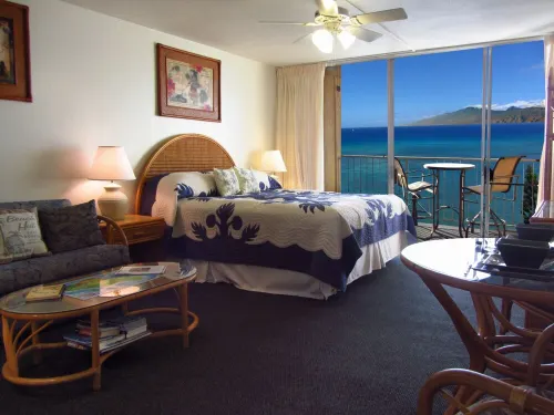 The Best Ocean View Studio Condo at the Royal Kahana Oceanfront Resort