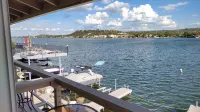 Lake LBJ as the backyard with Boat dock