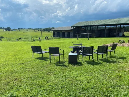 Trailboss Cabin near Mammoth Cave at Noble Pine Campground