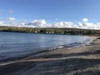 Large Vacation Home Across from Lake Superior & Short Walk to Lighthouse!! Hotels in Keweenaw County
