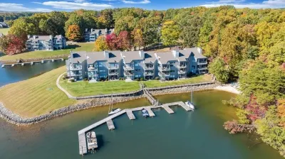 Walkout waterfront condo located in Bernard's Landing at Smith Mountain Lake!