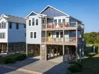 Dog Friendly - Sound View Home on private harbor. Amazing Sunsets-Fishing-Dock Hotels in Kinnakeet