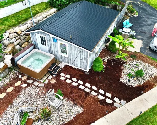 Private Lakefront 4-bedroom vacation with two home's on Lake Champlain Hotels in Champlain