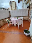Centrally located first floor apartment. Ideal for families 50 meters from the beach