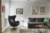 Beach Chairs and Inviting Dining Area - Charming Retreat