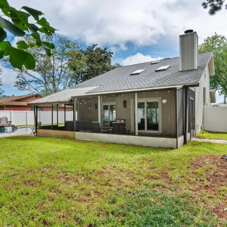 Saltwater Pool I Firepits I Large Fenced Backyard I 4 Miles to Beach