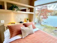 Lakefront Boho Tiny House Hotels in East Lyme