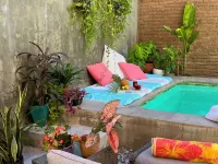 Chic room in plant filled boutique hotel near beach and plaza in Lo de Marcos