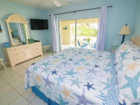 2023 Renovated The Retreat 17 Oceanview ground floor condo steps to ocean/beach Hoteles en Rum Point
