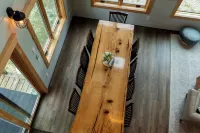 Bois Blanc Island Lighthouse Home. Iconic Sunset Views of the Mackinac Bridge!