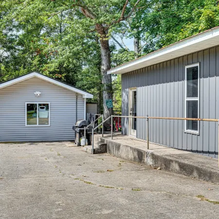 Lake Escape w/ Hot Tub & Docks in Hope!