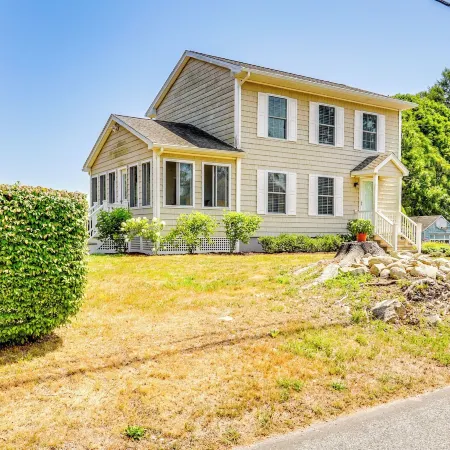 Walk to Pawcatuck River: Family-Friendly Home!