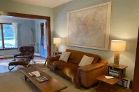 Spacious river front get-away with pool next door!