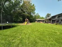 Spacious 7-bedroom house on the Lake, with AC, WiFi,  in peaceful Menomonie WI