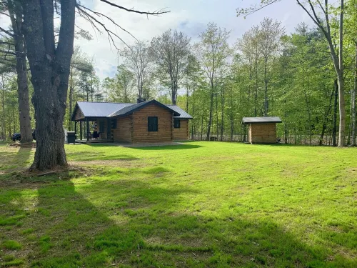 Luxury log cabin in Bartlett, perfect for family or friends in the White Mtns