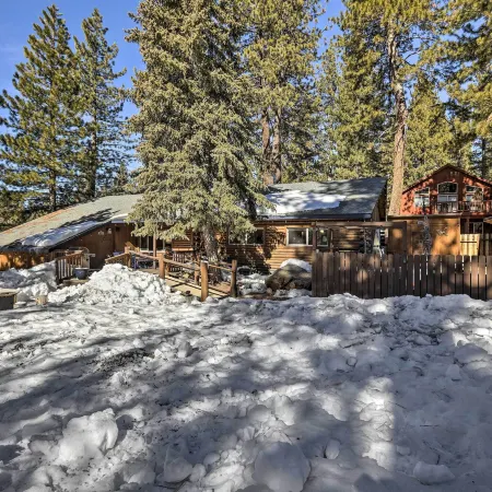 Dog-Friendly Kings Beach Log Cabin w/ Hot Tub!