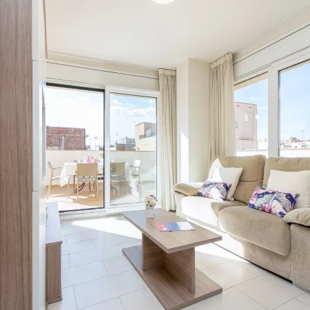 Penthouse in Roses near de la Punta Beach