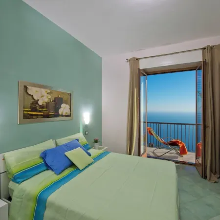 Emerald apartment with stunning panoramic sea view Amalfi Coast