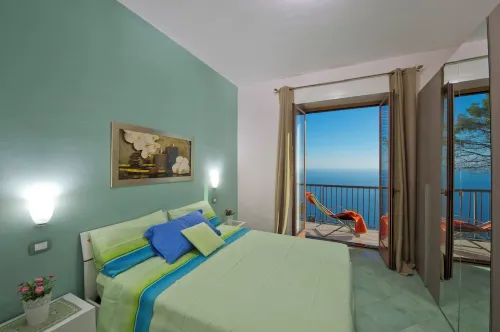 Emerald apartment with stunning panoramic sea view Amalfi Coast