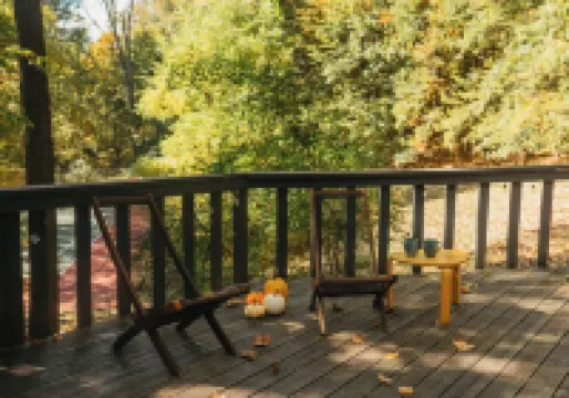 Pool, sauna, large 2000sf deck, tennis court, a private trail, 15.5 acres