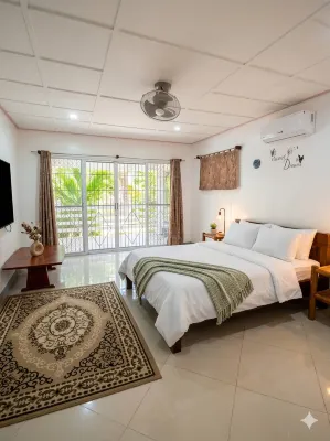 Villa with a pool—a 10-minute walk to the beach