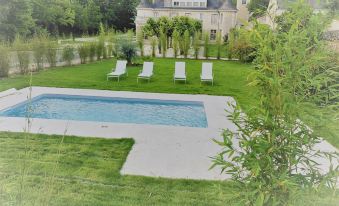 Cottage du Chateau for 4 People – 90 m²- 2 Bedrooms – 2 Bathrooms – Pool