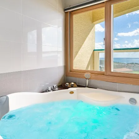 Jeju the Ocean Hill Pension Отели рядом с достопримечательностью «Дельфинарий Marine Park»