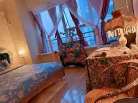 Zibo White Moonlight Homestay (Badaju The Mixc) - Balkoner