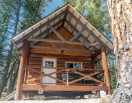 Deer Cabin at Glacier Hidden Cabins near Glacier National Park