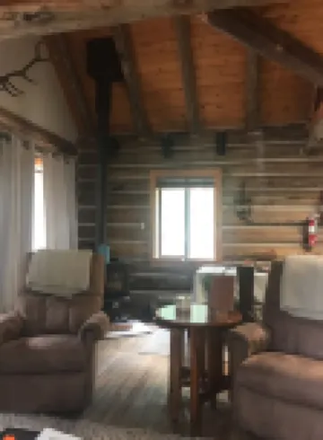 A Log Cabin in the Woods