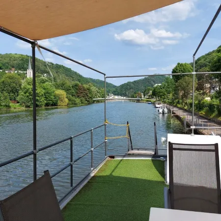 The other accommodation. The residential ship "Wilhelm von Nassau" in Bad Ems a.d. Lahn