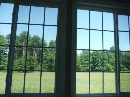 Peaceful farm area, on the reservoir, near vineyards