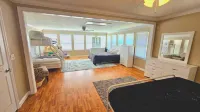 Cozy Lake Front House on 7MM of LOZ with a nice yard and a Private Dock!