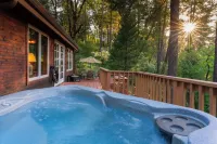 The Most Romantic Creekside Cabin - with Hot Tub and Privacy