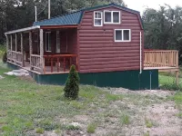 Cozy 1-BR cabin with Kid's Loft, Hot Tub & Large Deck on Working Buffalo Farm - Chalets